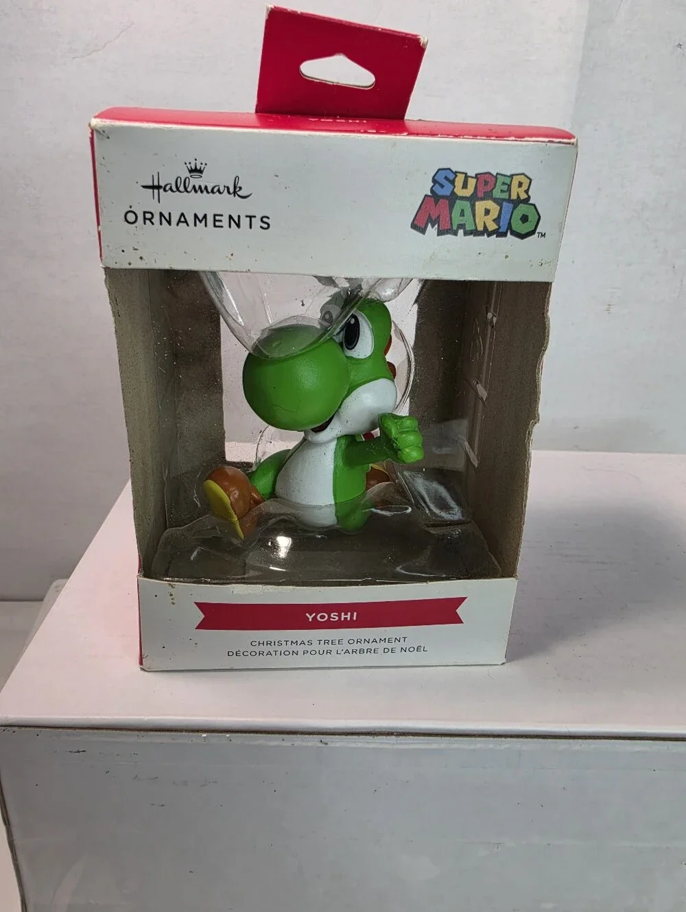 2021 Hallmark Super Mario Brothers Yoshi Resin Christmas Tree Ornament NEW